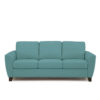 Marymount Leather Sofa Blue
