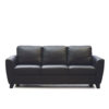 Marymount Leather Sofa Black