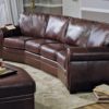 Viceroy Leather Sofa Brown Room