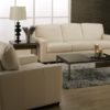 Westend Leather Sofa White Room