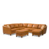 Alula Leather Sectional Tan