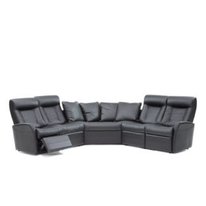 Banff II Leather Sectional