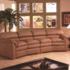 Canyon Leather Sofa Light Room