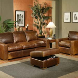 City Craft Leather Sofa Room