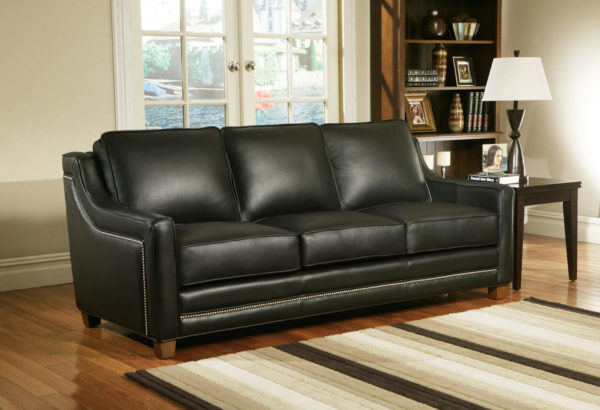 Fifth Avenue Leather Sofa Room