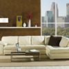 Miami Leather Sectional Room