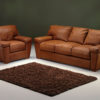 Prescott Leather Sofa Room