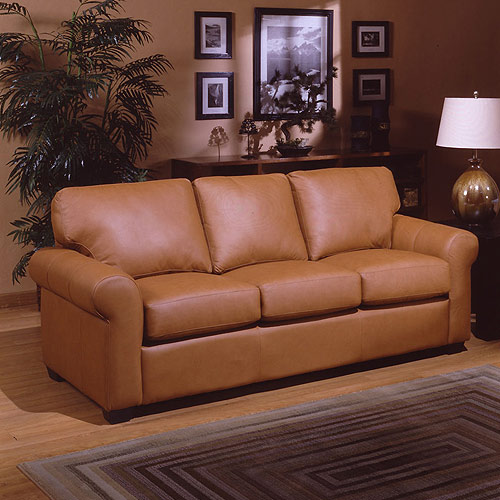 West Point Leather Sofa