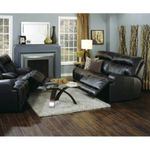 Lincoln Leather Sofa Room