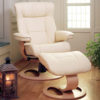 Manjana Recliner White Room