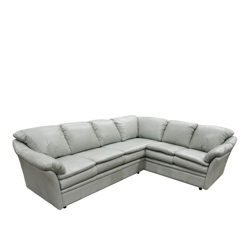 Uptown Leather Sectional, Sofa Express Leather Couch