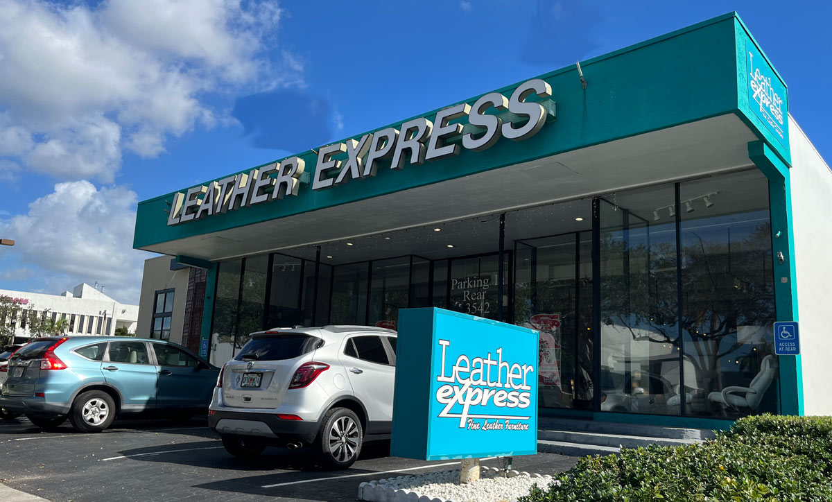 Leather Express Fort Lauderdale Store Front