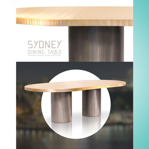 Sydney Dining Table from Metall